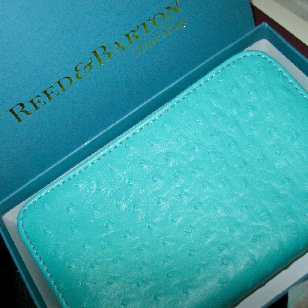 "REED & BARTON LADIES WALLET-NEW NEVER USED-BEAUTIFUL COLORS INSIDE AND OUT"